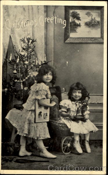 Christmas Greeting Girls