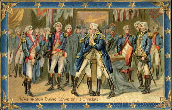Washington Taking Leave Of His Officers President's Day
