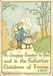 To The Fatherless Children Of France Postcard