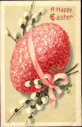 A Happy Easter Eggs Postcard Postcard