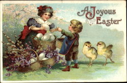 A Joyous Easter Postcard