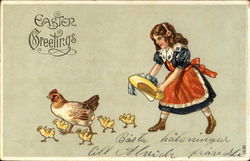 Easter Greetings Postcard