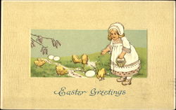 Easter Greetings Postcard