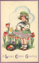 A Loving Easter Greeting Postcard