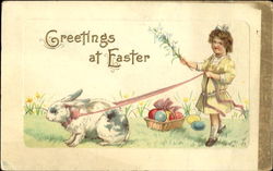 Greetings At Easter Postcard