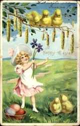 A Happy Easter Postcard