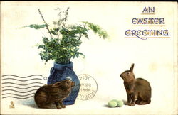An Easter Greeting Postcard