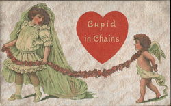 Cupid In Chains Postcard Postcard