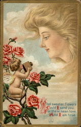 Cupid with Camera Postcard