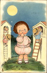 It Must Be Fine To Have A Valentine Postcard