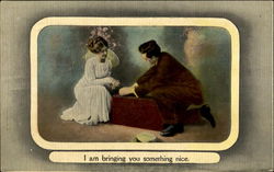 I Am Bringing You Something Nice Postcard