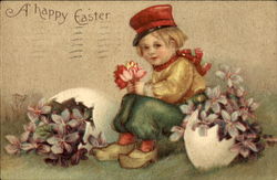A Happy Easter Postcard