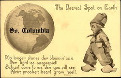 The Dearest Spot On Earth South Columbia, NY Dutch Children Postcard Postcard