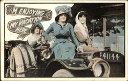 Am Enjoying My Vacation Here Postcard