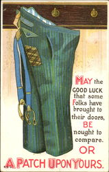 A Patch Upon Your Pants Postcard