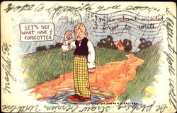 Let's See What Have I Forgotten Postcard