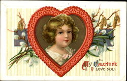 My Valentine I Love You Postcard