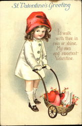St. Valentine's Greeting Postcard