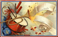 Yankee Doodle Came To Town Postcard