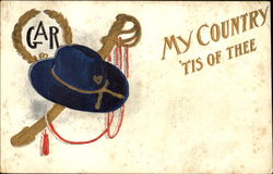 My Country Tis Of Thee Memorial Day Postcard Postcard