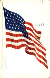 US Flag Postcard