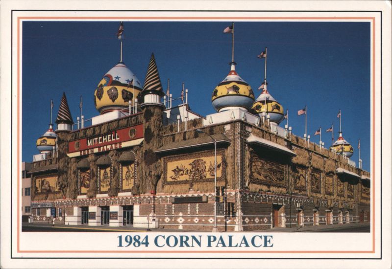 1984 Mitchell Corn Palace, South Dakota Folk Art Landmark