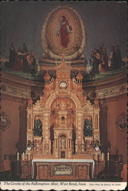 Grotto of the Redemption Altar, West Bend, Iowa Samuels Art Studio