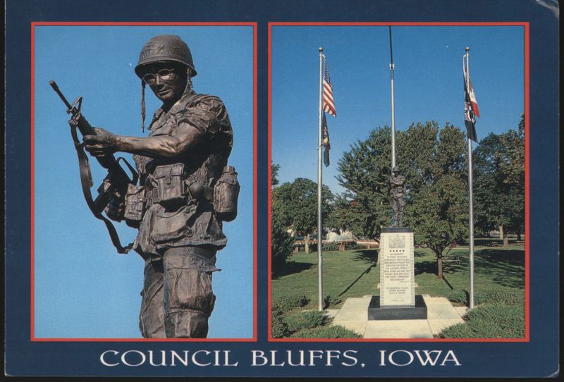Vietnam Memorial Statue, Bayliss Park - Council Bluffs, IA Iowa