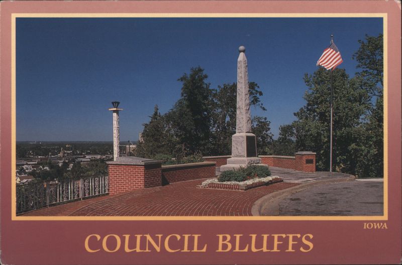 Lincoln Monument at Lookout Point, Council Bluffs, Iowa