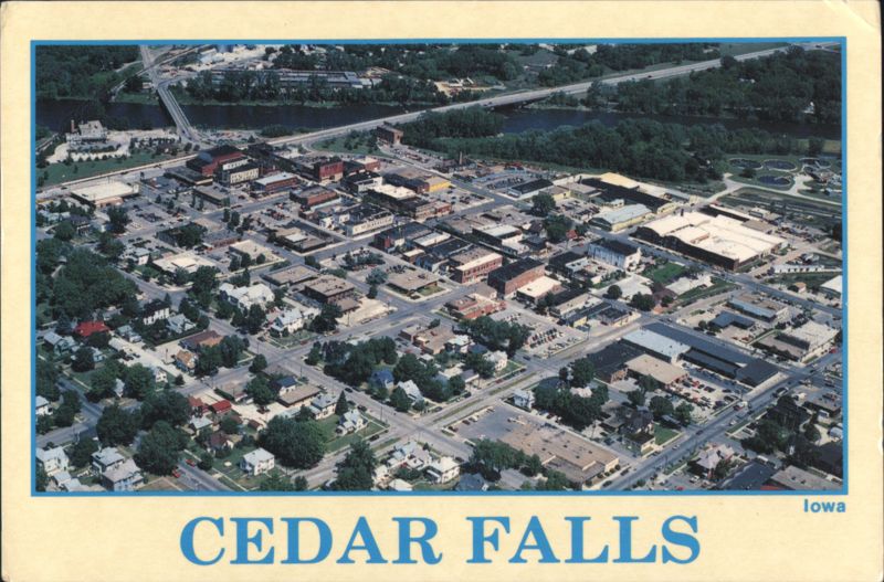 Aerial View of Cedar Falls, Iowa Richard Foerster