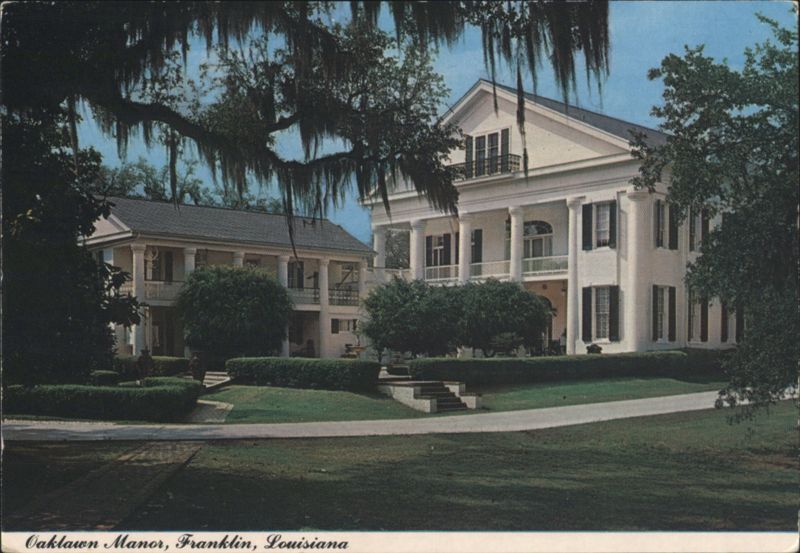 Oaklawn Manor, Greek Colonial Mansion, Franklin, LA Louisiana