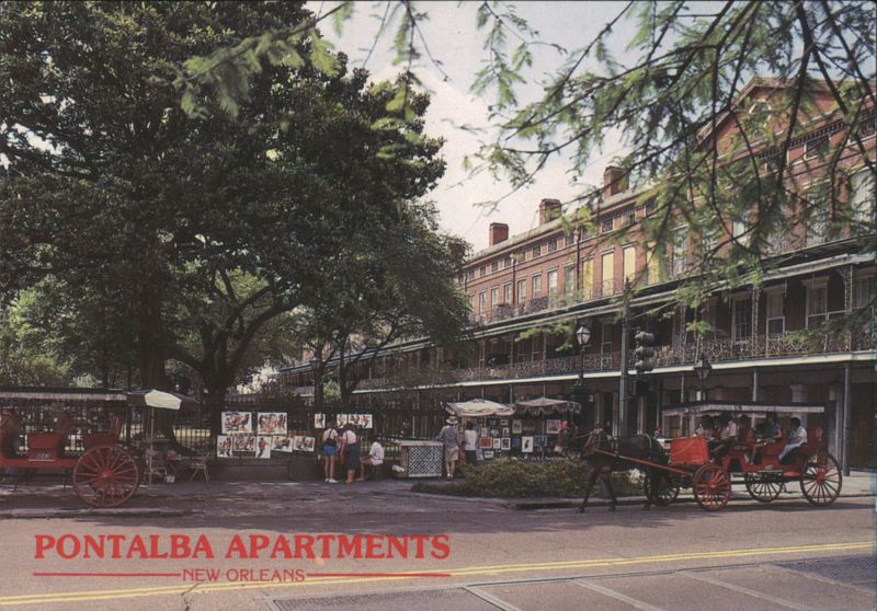 Pontalba Apartments, Jackson Square, New Orleans Louisiana