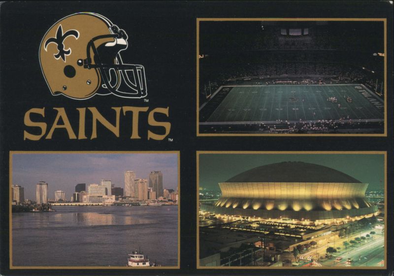 New Orleans Saints, Superdome, City Skyline Louisiana