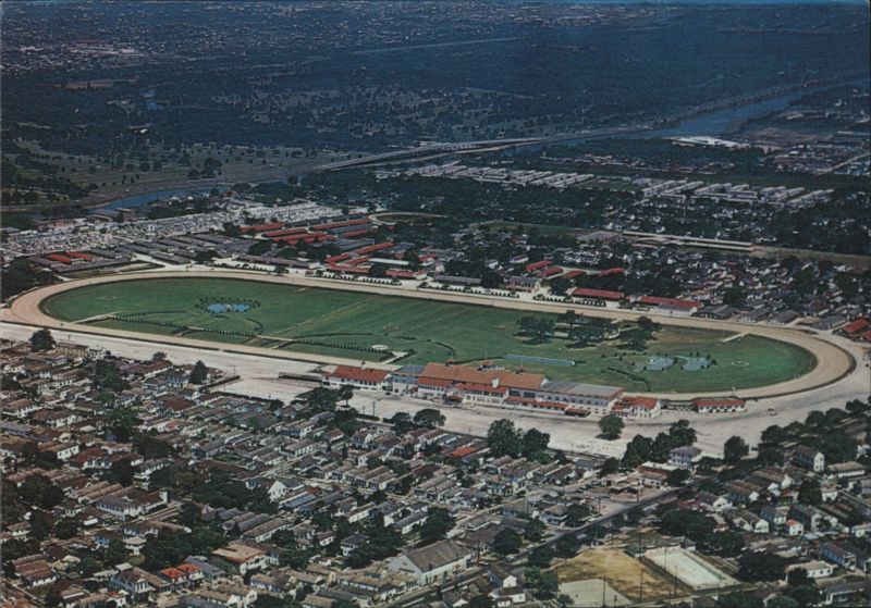 New Orleans Fair Grounds Race Course Aerial View Louisiana