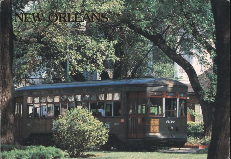 New Orleans Streetcar 937, St. Charles Street Louisiana