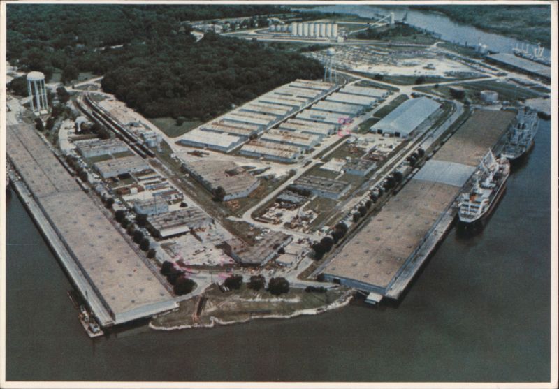 Aerial View of Port of Lake Charles, Louisiana