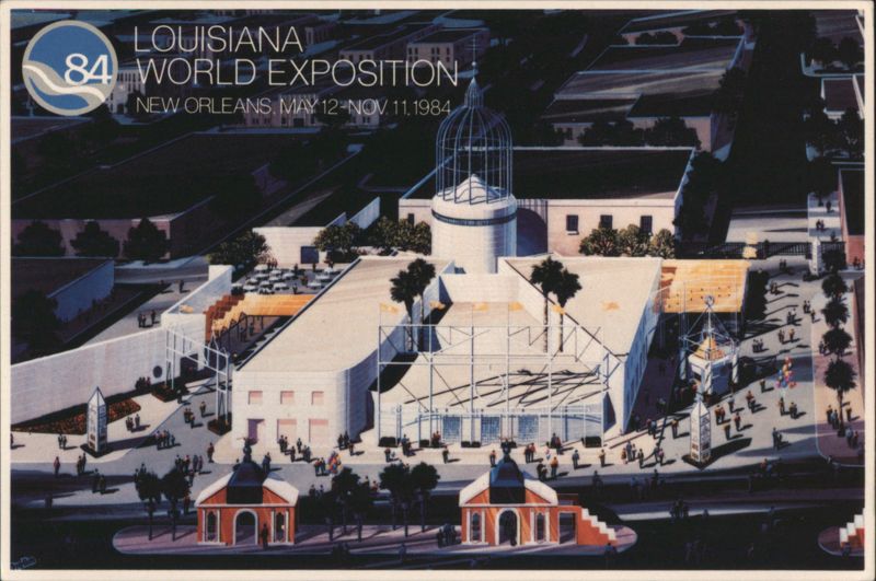 1984 Louisiana World Exposition, New Orleans Aerial View