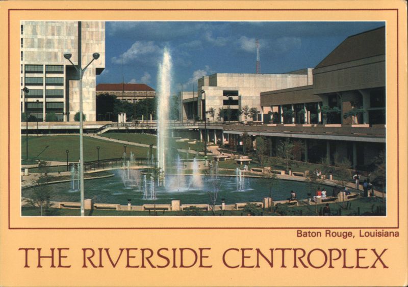 The Riverside Centroplex with Fountains, Baton Rouge Louisiana