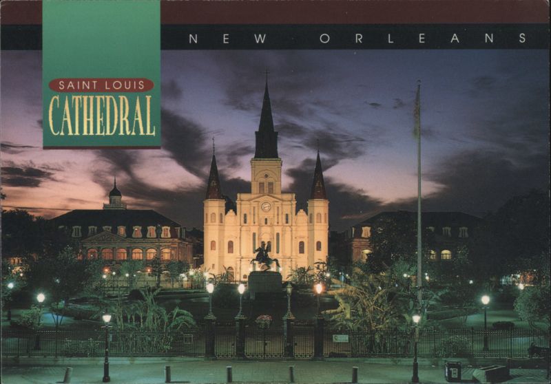 St. Louis Cathedral, New Orleans at Dusk Louisiana