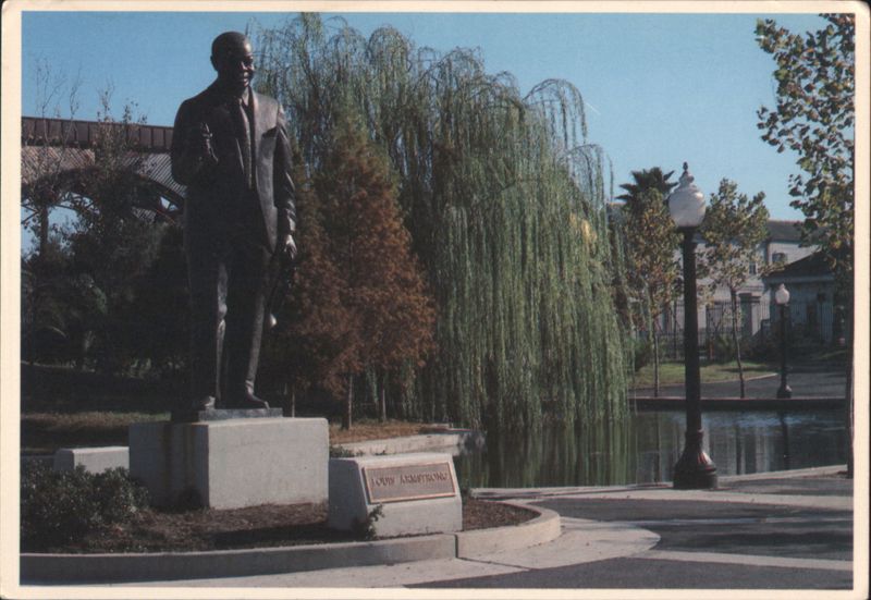 Louis Armstrong Statue, Armstrong Park New Orleans Louisiana