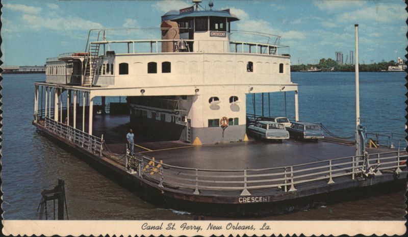 Crescent Ferry at Canal Street, New Orleans, LA Louisiana