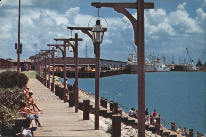 Moon Walk, Port of New Orleans Louisiana Robert M. Parker