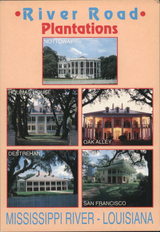River Road Plantations - Mississippi River, Louisiana