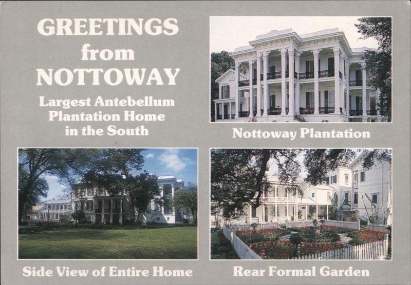 Nottoway Plantation, Largest Antebellum Home, White Castle Louisiana