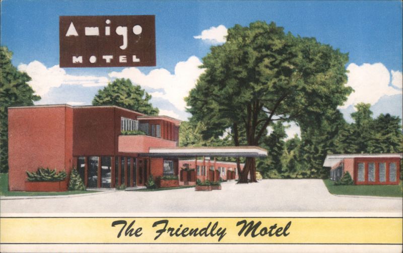 Amigo Motel - The Friendly Motel, New Orleans LA Louisiana