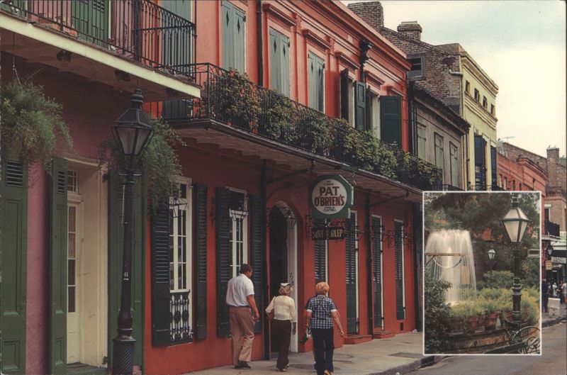 Pat O'Brien's, Historic Town House, New Orleans Louisiana