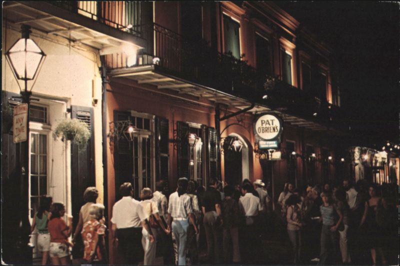 Pat O'Brien's Night Scene, New Orleans French Quarter Louisiana