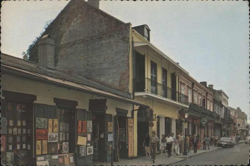 St. Peter Street, New Orleans, with Preservation Hall Louisiana