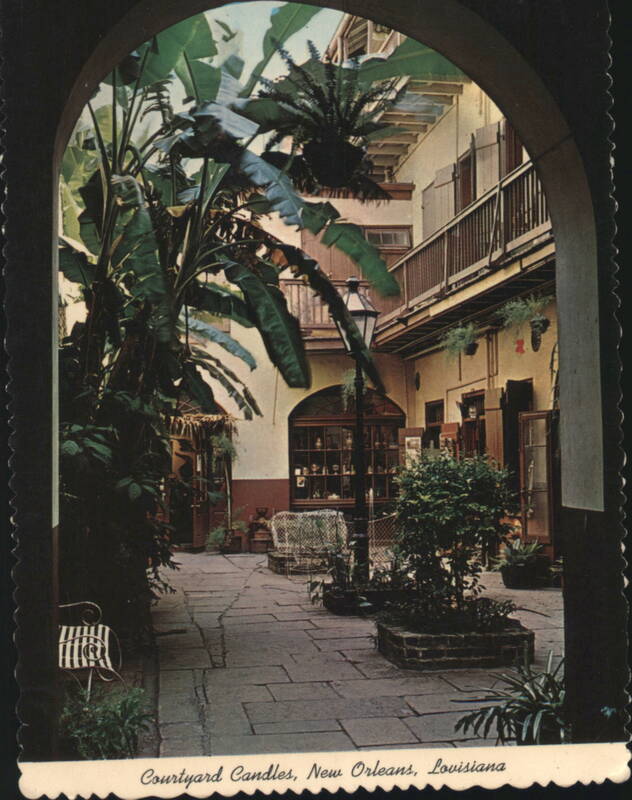Courtyard Candles, New Orleans, Louisiana