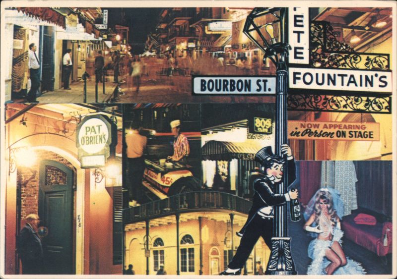 Bourbon Street Collage, New Orleans, LA Louisiana